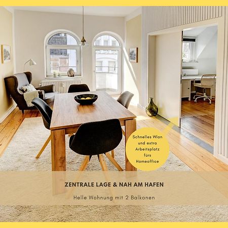 Mittendrin - Apartment Mit 2 Balkonen Sehr Zentral Flensburg Luaran gambar