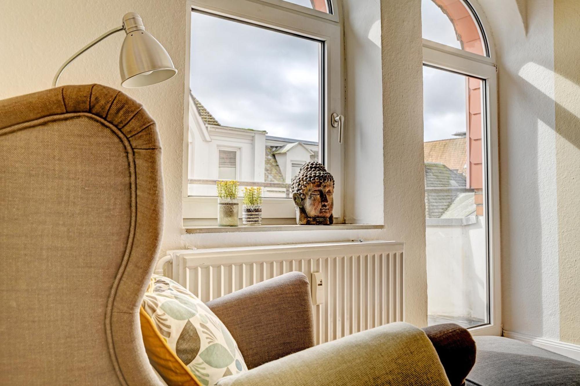 Mittendrin - Apartment Mit 2 Balkonen Sehr Zentral Flensburg Luaran gambar
