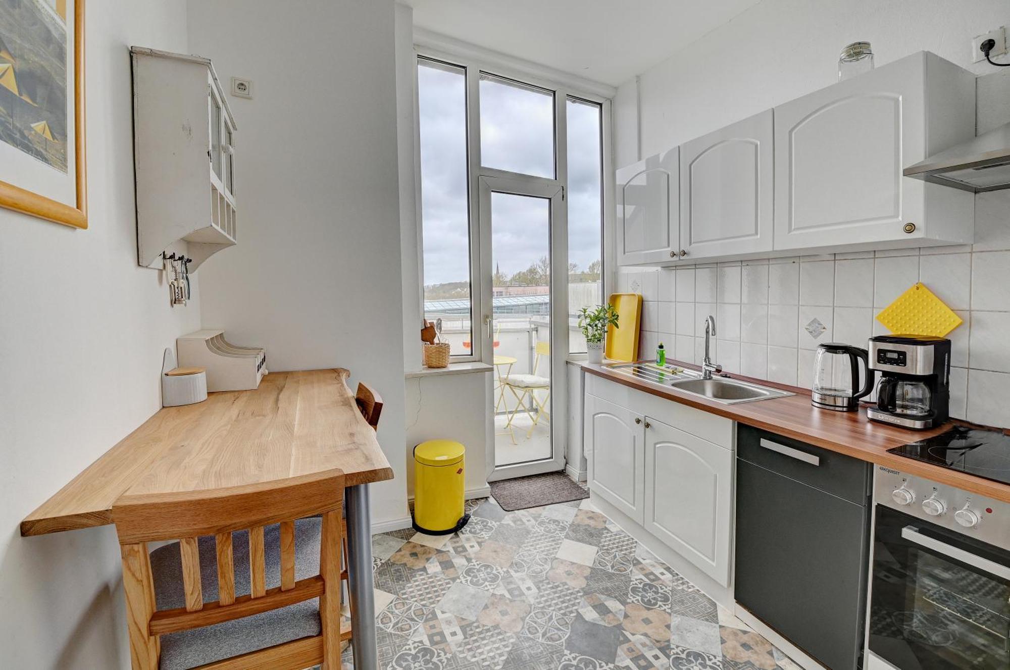 Mittendrin - Apartment Mit 2 Balkonen Sehr Zentral Flensburg Luaran gambar